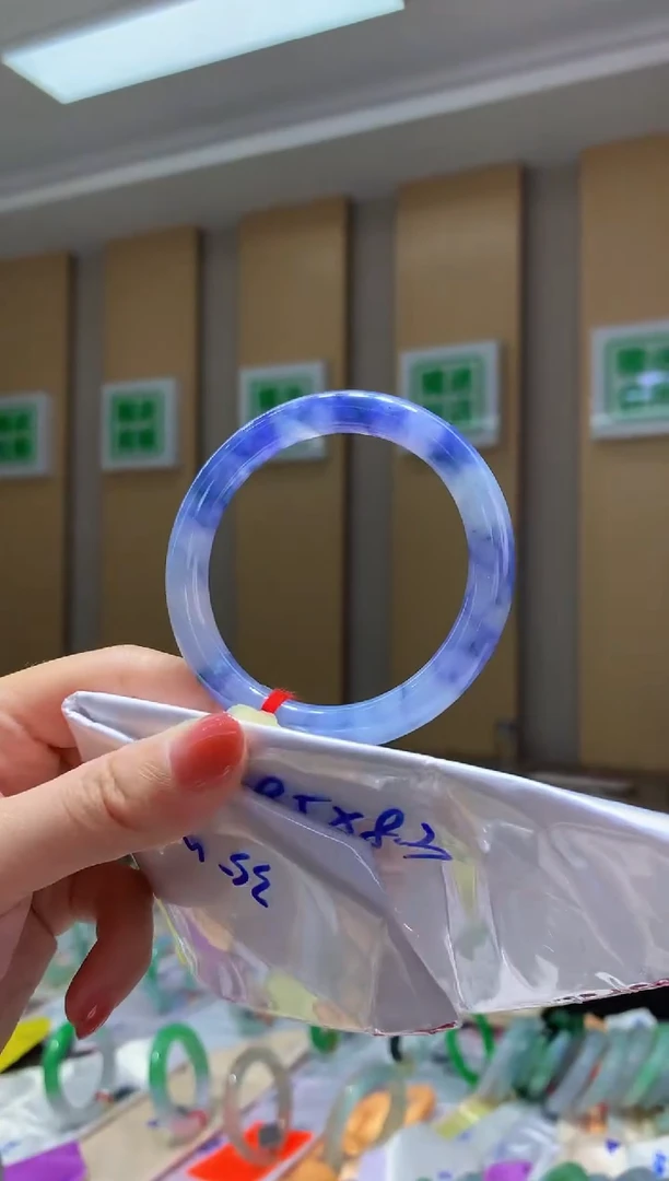 未镶嵌手镯翡翠-Q71 圈口53.5