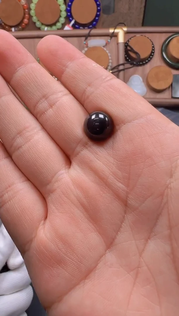 吊坠(不含链)未镶嵌和田玉帝帝紫单珠