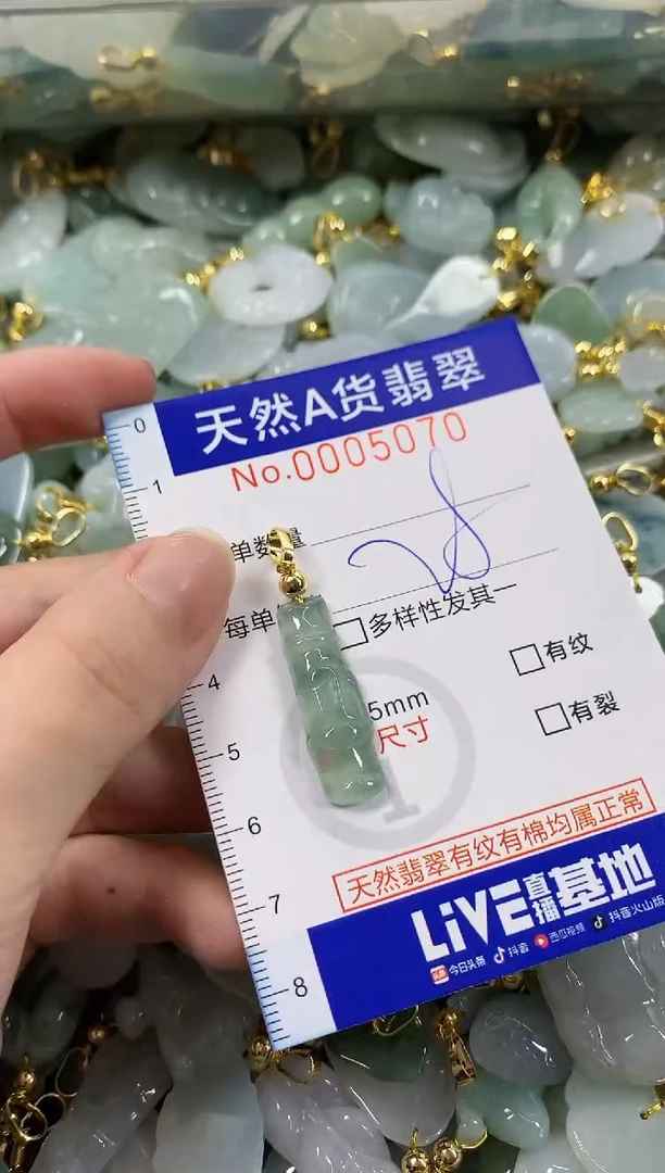 颈饰未镶嵌翡翠女*爷天然A货翡翠