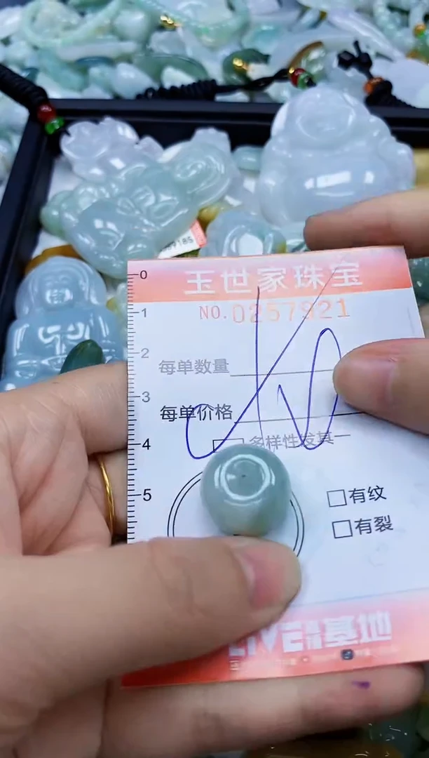 翡翠未镶嵌颈饰闪购0257921多样性发其一