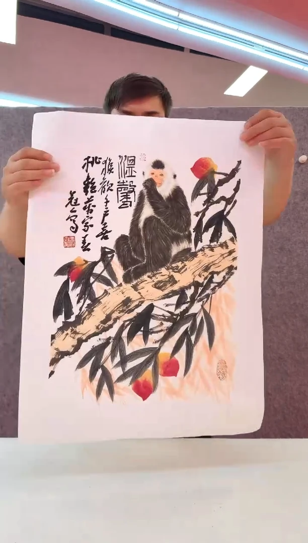 国画35工笔花鸟-王冠人-1.5平尺