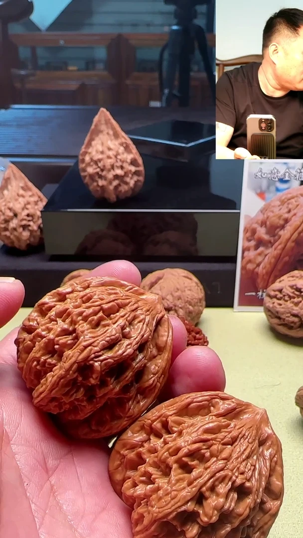 【闪购商品】文玩核桃吊坠42虎头