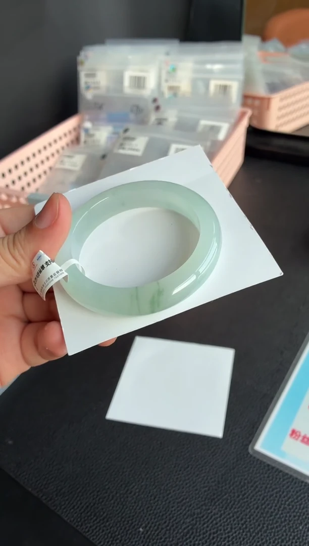 未镶嵌手镯翡翠108号54.7*12.3*9.1正圈