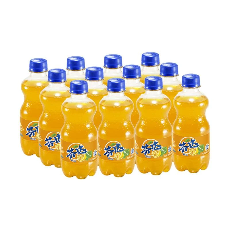 可口可乐芬达橙彩膜300ml*12/包