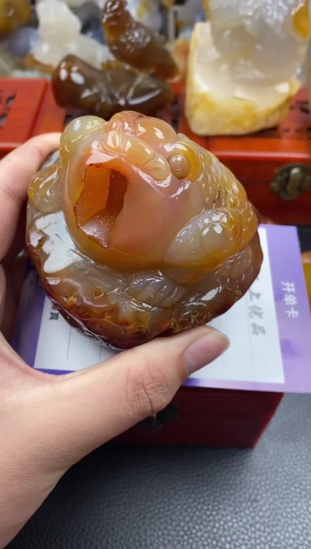 【闪购商品】玛瑙/玉髓摆件未镶嵌00