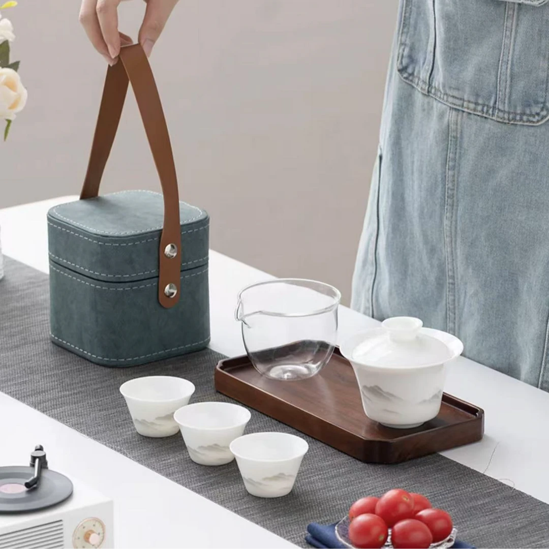 中国白旅行套装-水墨江山  P994