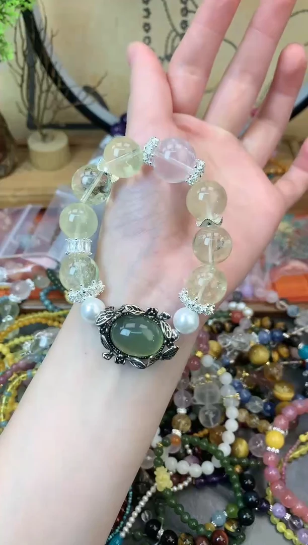 【闪购商品】黄晶手链未镶嵌1210手串