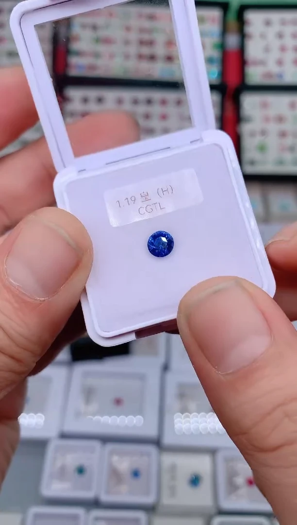 裸石蓝宝石1.19ct老烧