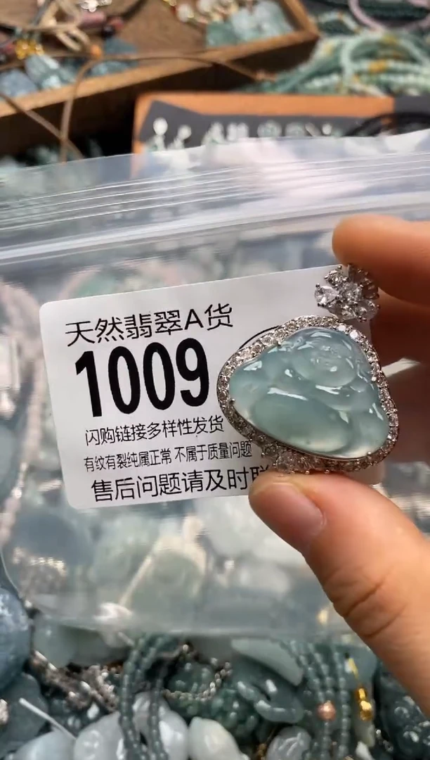 翡翠未镶嵌颈饰翡翠1009