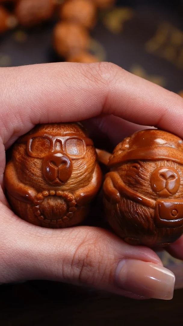 【闪购商品】橄榄核吊坠苏工橄榄核