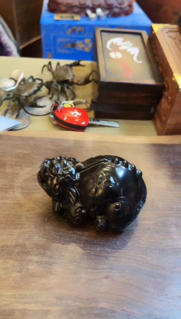 【闪购商品】和田玉手把件未镶嵌和田玉手把件貔貅M011