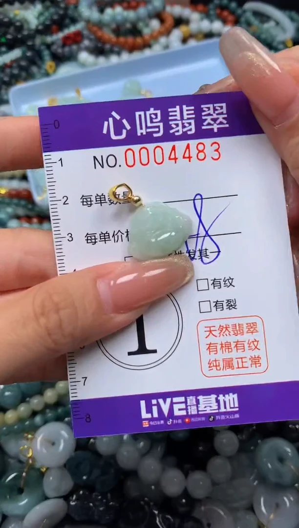 颈饰未镶嵌翡翠闪购004483