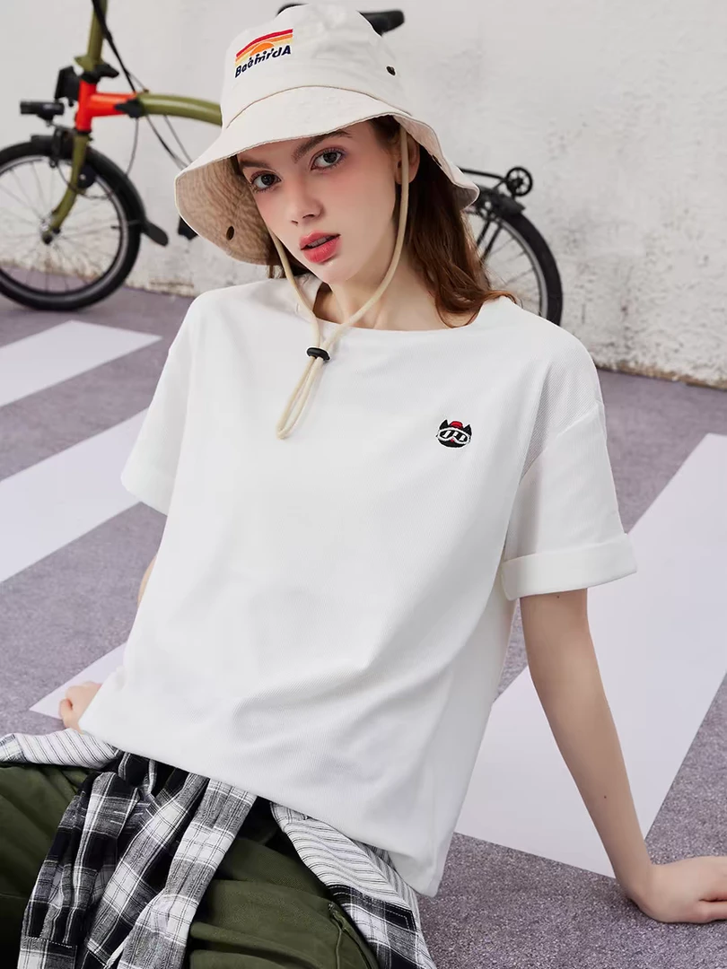 a02小清新简约设计百搭短袖上衣夏季休闲女式T恤