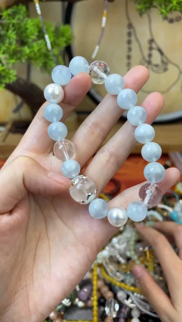 【闪购商品】海蓝宝石手链未镶嵌385