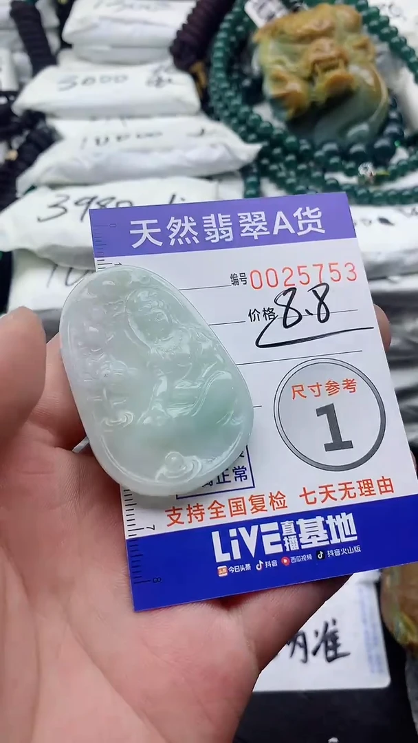 翡翠未镶嵌颈饰8888888888
