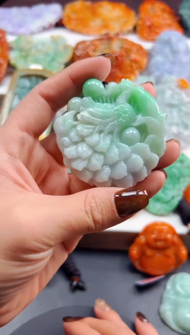 吊坠(不含链)未镶嵌翡翠12