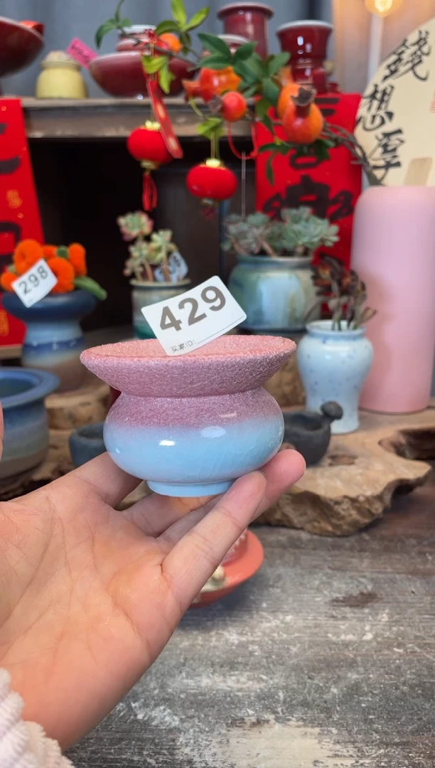 【闪购商品】摆件429知木小芳花盆