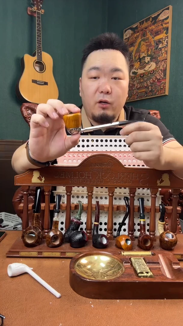 石楠木木雕款意大利进口石楠木烟斗