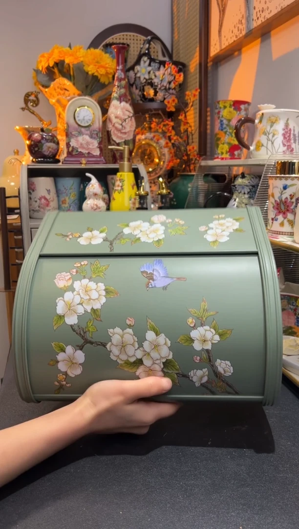 外贸陶瓷家居百货-铁艺收纳箱