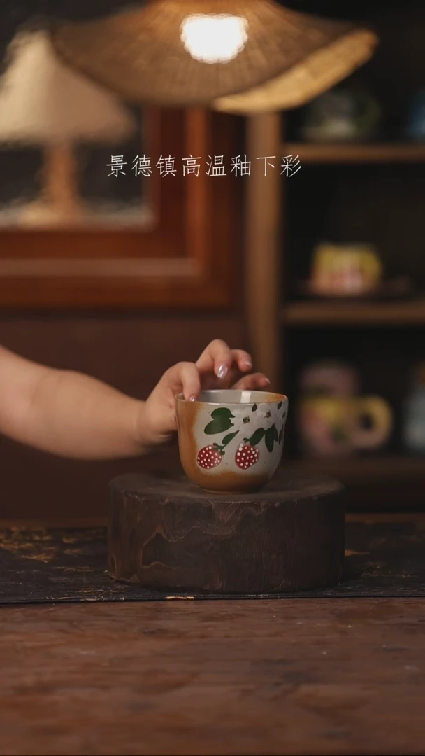 景德镇高温釉下手绘陶瓷443
