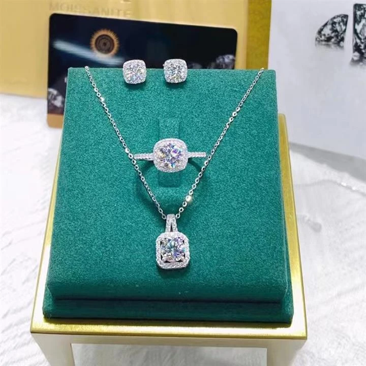 钛钢项链 简约百搭方形项链手链戒指K18/CC