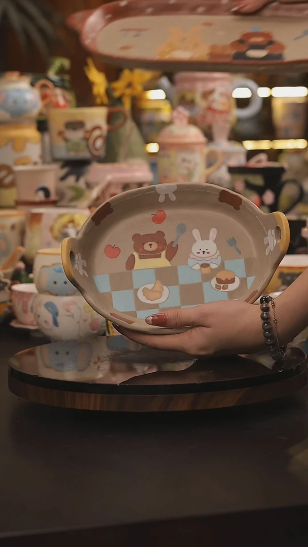 景德镇釉下彩绘设计师款式陶瓷