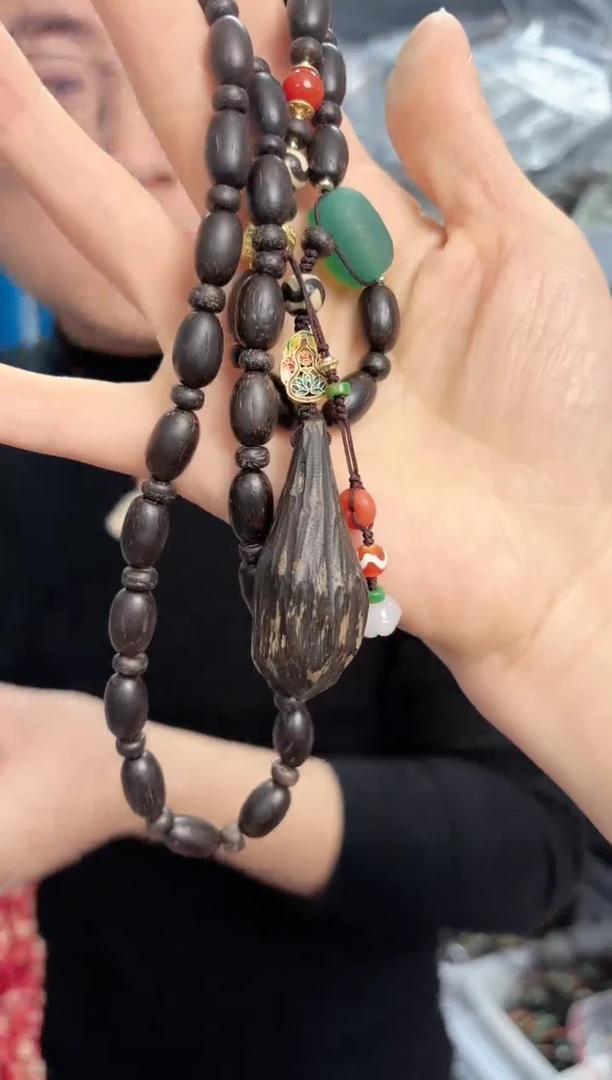 【闪购商品】檀香木香香木虫漏毛衣链