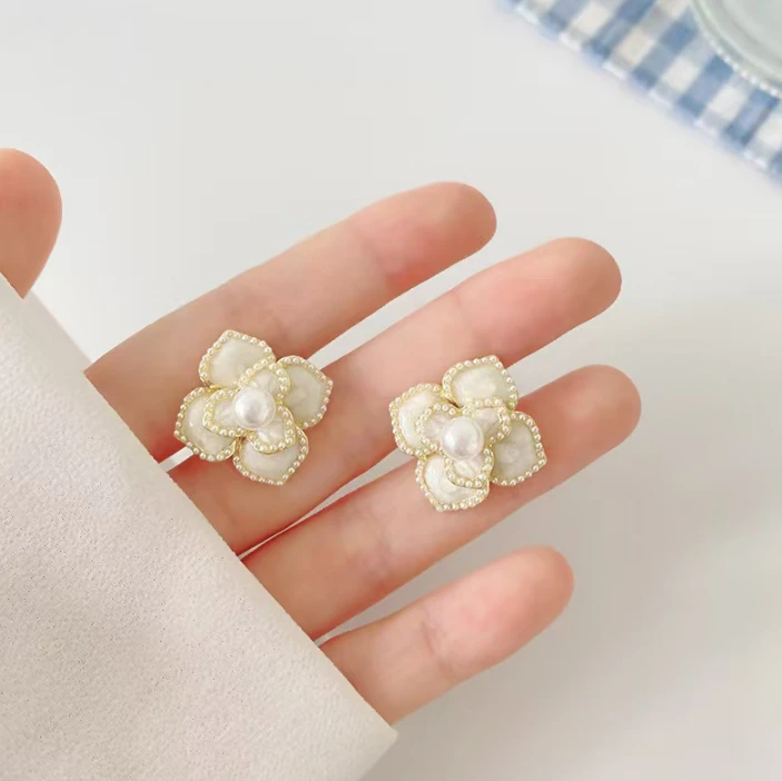 铜合金耳饰 H286 小众简约轻奢时尚