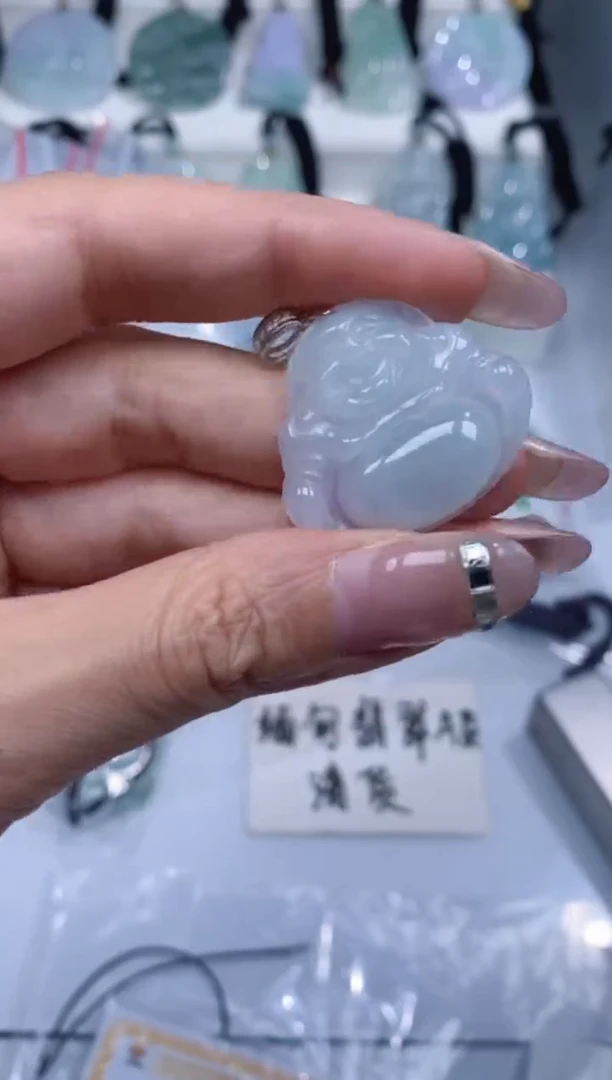颈饰银S925镶嵌翡翠吊坠