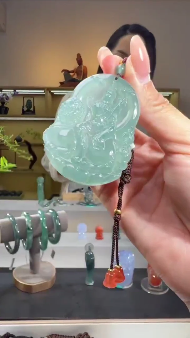 吊坠(不含链)未镶嵌翡翠文殊