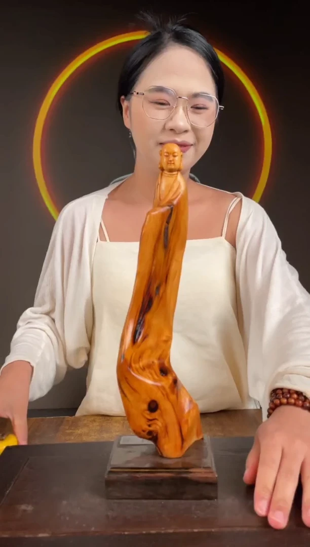 柏木（崖柏）手工摆件,先抢先得! 编号:7