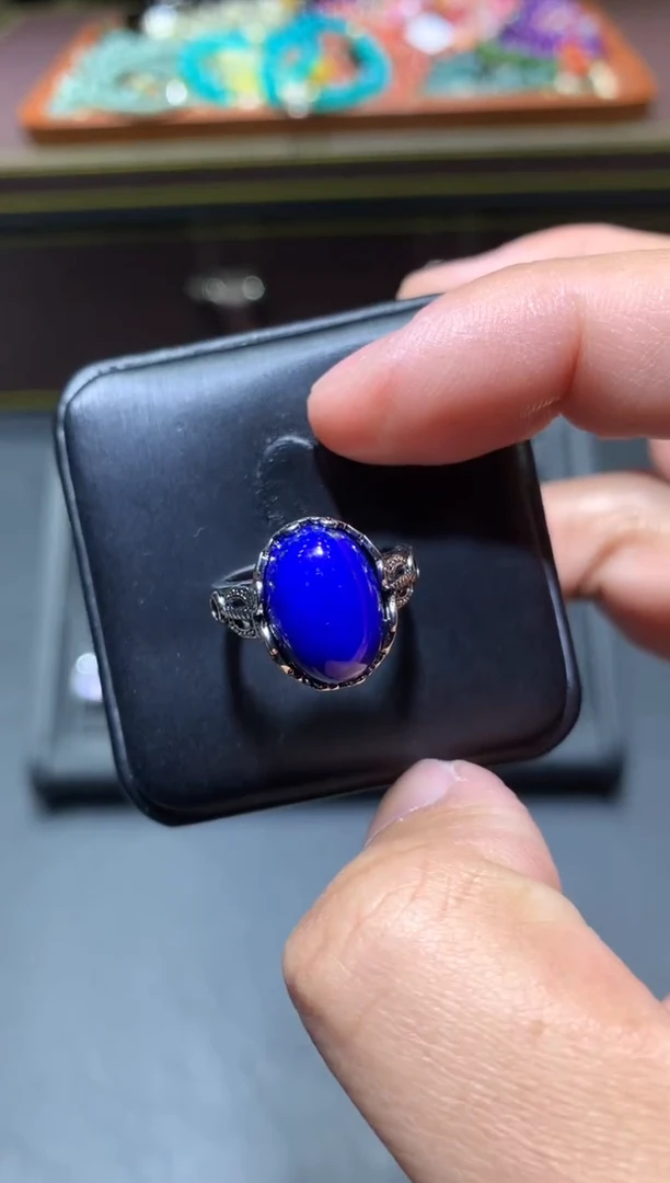 【闪购商品】青金石戒指未镶嵌T19【多样性发其一】