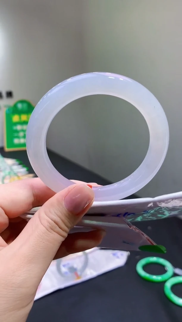 未镶嵌手镯翡翠S34天然A货缅甸翡翠58