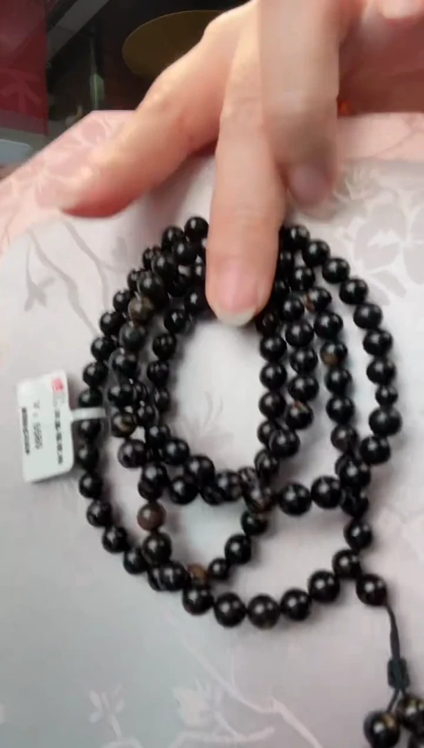 琥珀颈饰未镶嵌翁破7mm108 多样性发其一