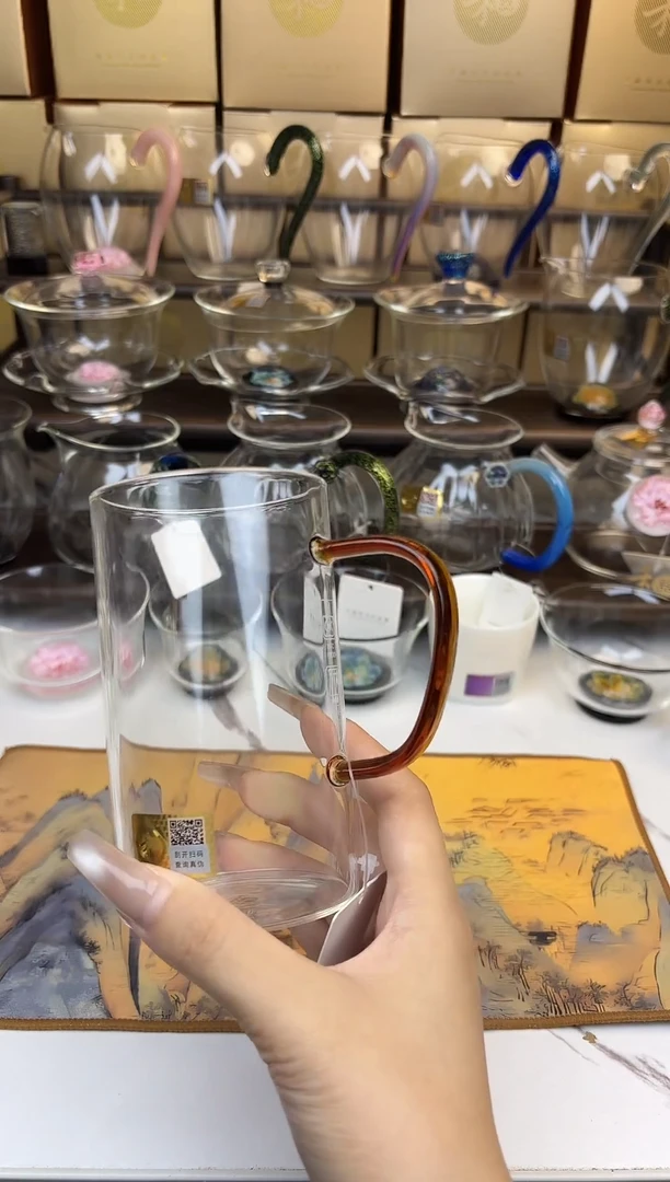 禾器绿茶杯琥珀色普通盒子