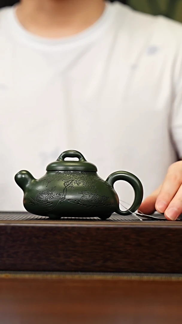 茶壶紫砂宜兴原矿 手工 紫砂壶容量260CC