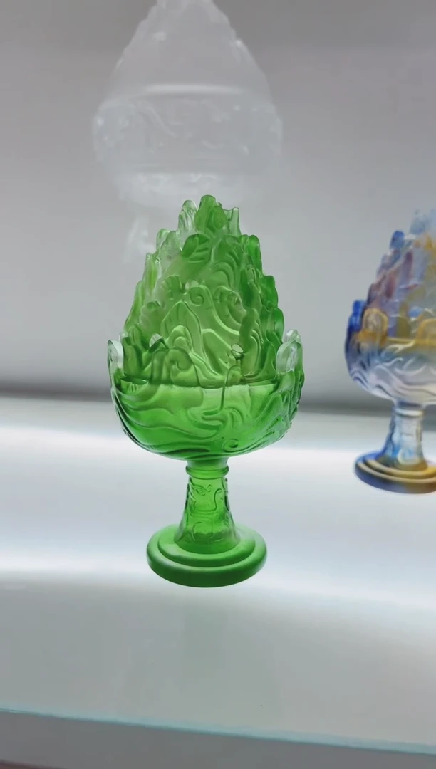 琉璃手工艺品古法琉璃博山炉