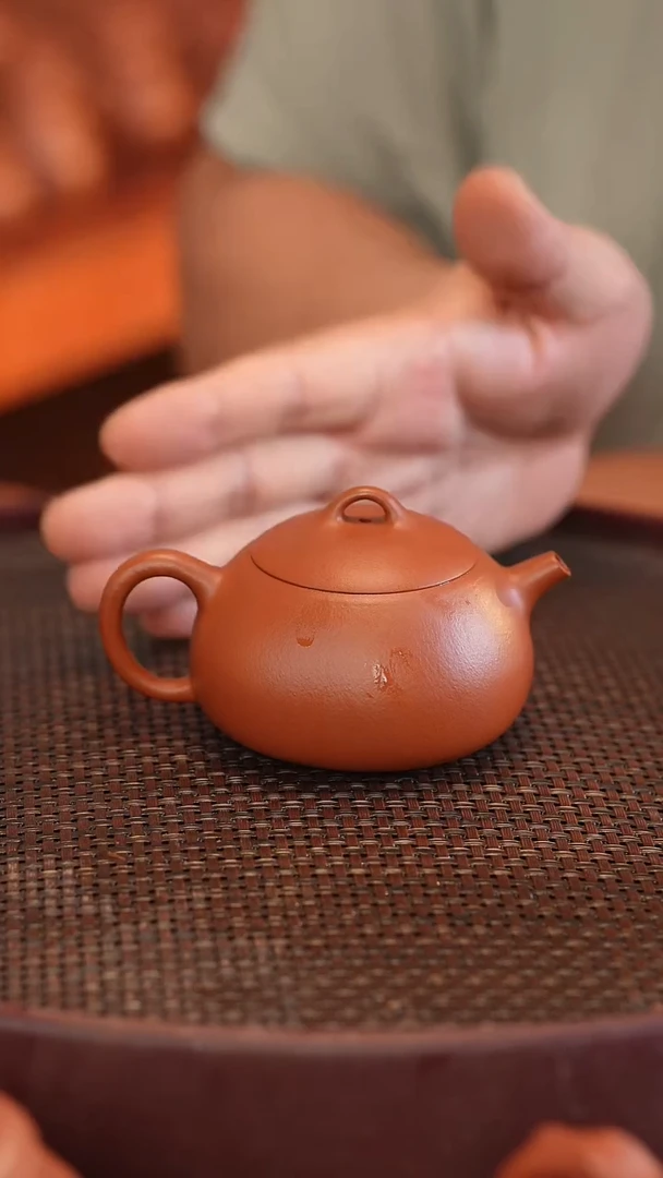 茶壶紫砂全手 大红袍 170cc