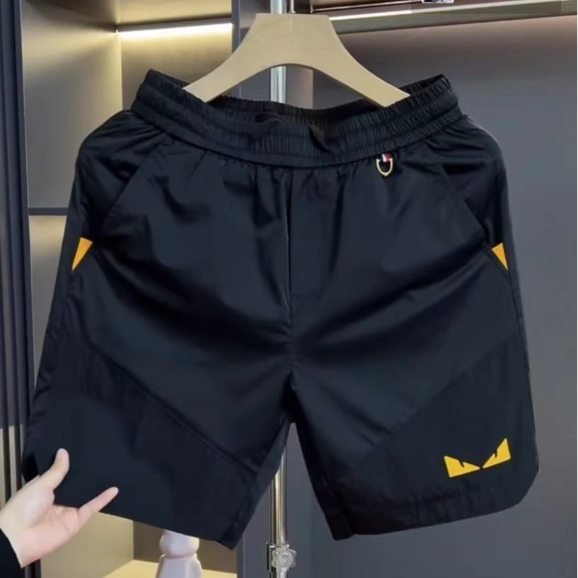 【原版】2025年夏季轻奢百搭男士短裤轻薄透气时尚休闲情侣五分中裤