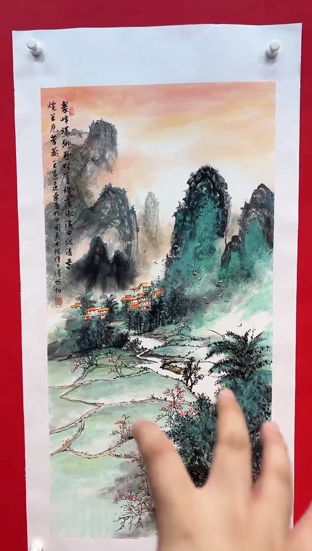 国画画家陆远华纯手绘原作