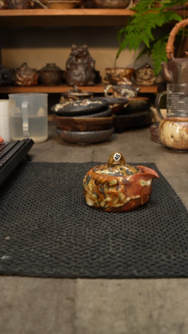 【闪购商品】朴游柴烧工作室壶45