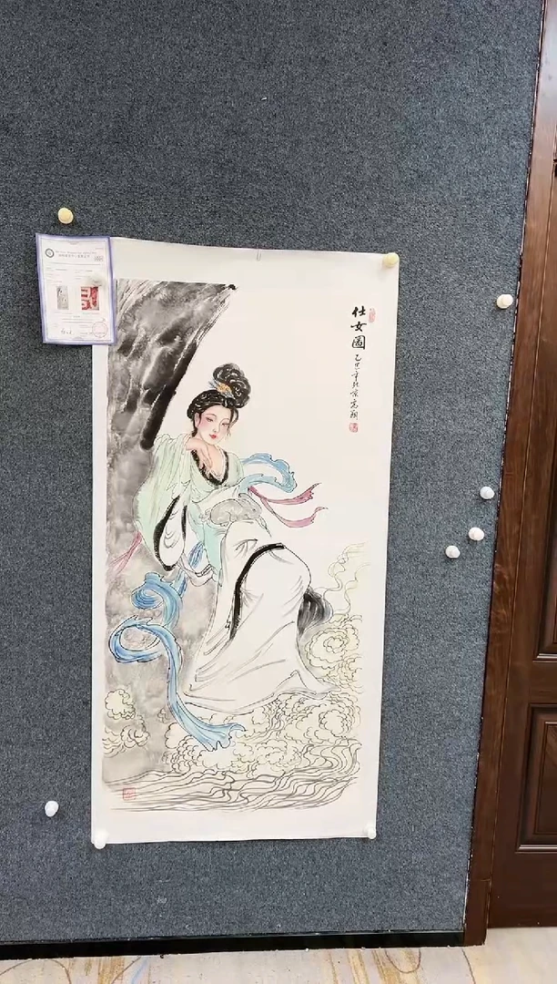 国画冯高翔-四尺人物25611m28