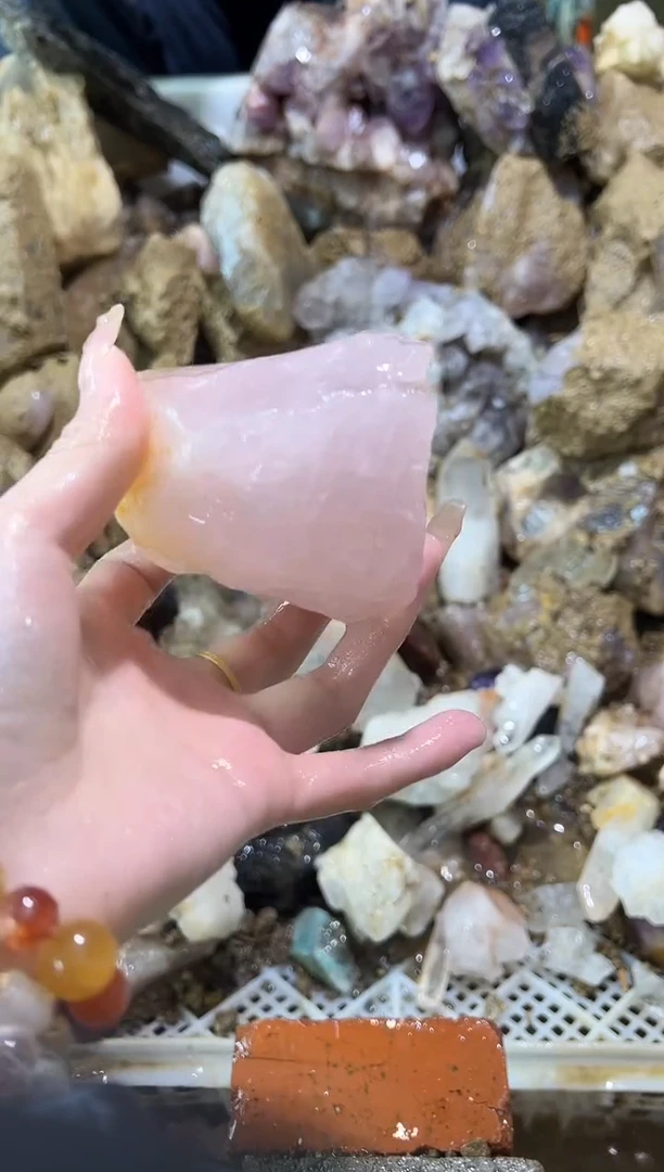未镶嵌大型摆件（非配饰）水晶粉水晶749