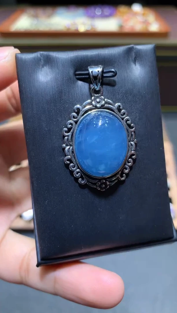 【闪购商品】海蓝宝石颈饰未镶嵌T94【多样性发其一】