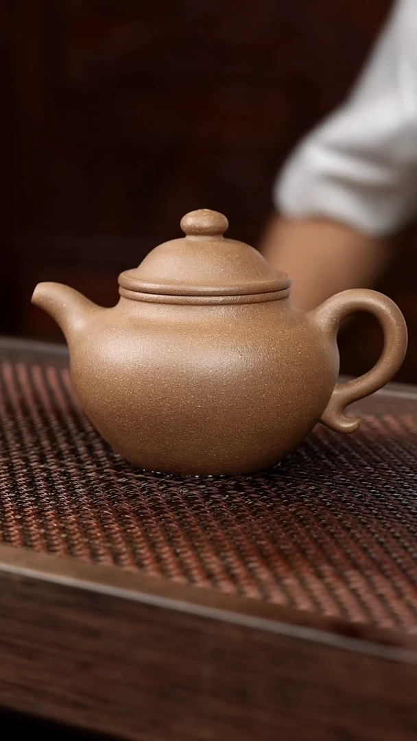 茶壶紫砂芝麻绿莲子