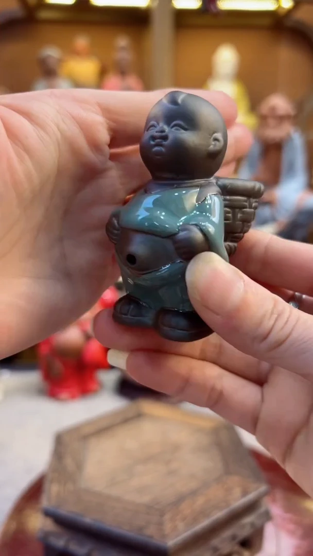 紫砂茶宠器闵茶宠摆件