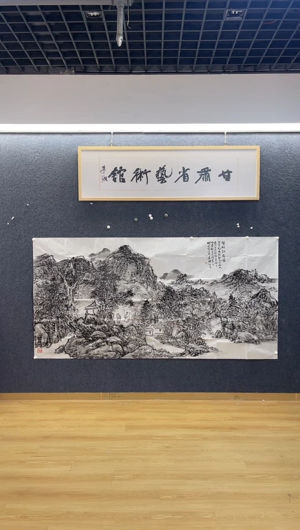 国画6645曹广S策杖访友图八尺整张