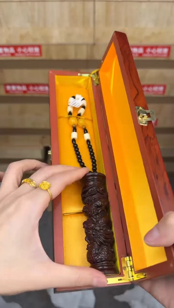慈木器文玩阁龙柱手把件链接@@SP143