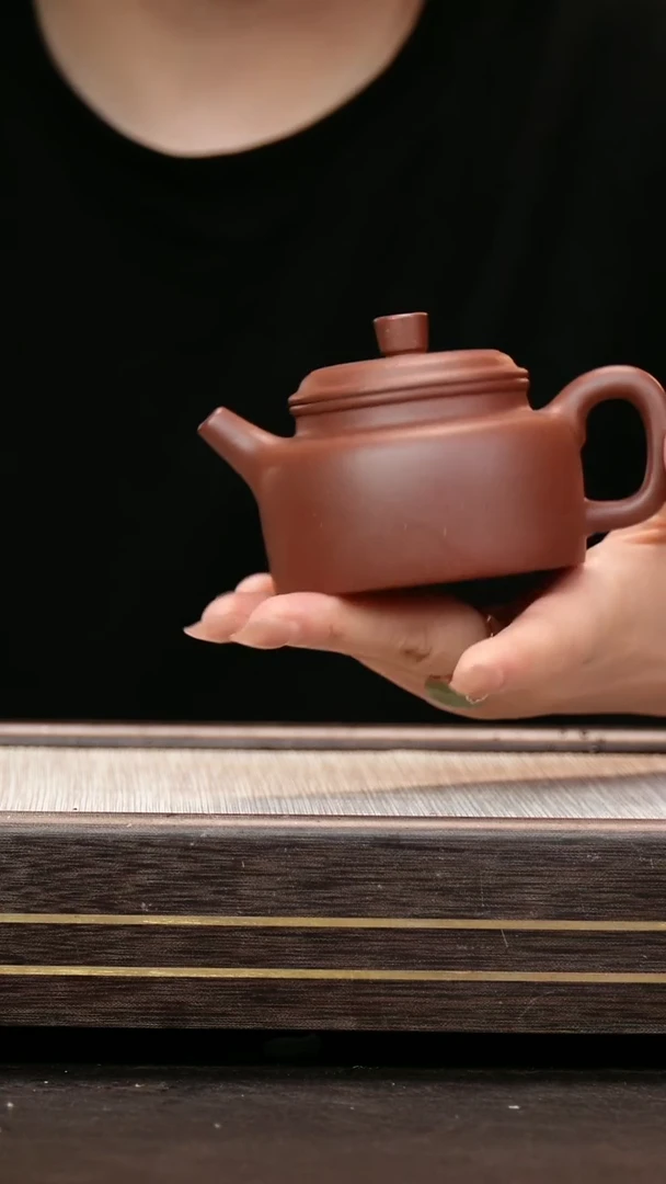 茶壶紫砂原矿紫泥   德钟壶福利款