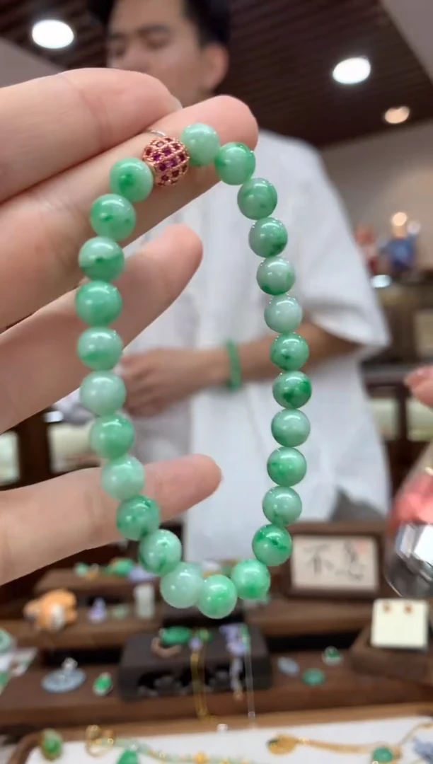 未镶嵌手串翡翠手串
